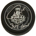 Andrew Shaw Signed Official 2013 Stanley Cup Finals Game 1 Hockey Puck w/"3OT Goal" - SHAPUC409 - Andrew Shaw Signed Official 2013 Stanley Cup Finals Game 1 Hockey Puck w/"3OT Goal" product image