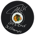 Andrew Shaw Signed Chicago Blackhawks Logo Hockey Puck w/2013, 2015 SC Champs - SHAPUC412 - Andrew Shaw Signed Chicago Blackhawks Logo Hockey Puck w/2013, 2015 SC Champs product image