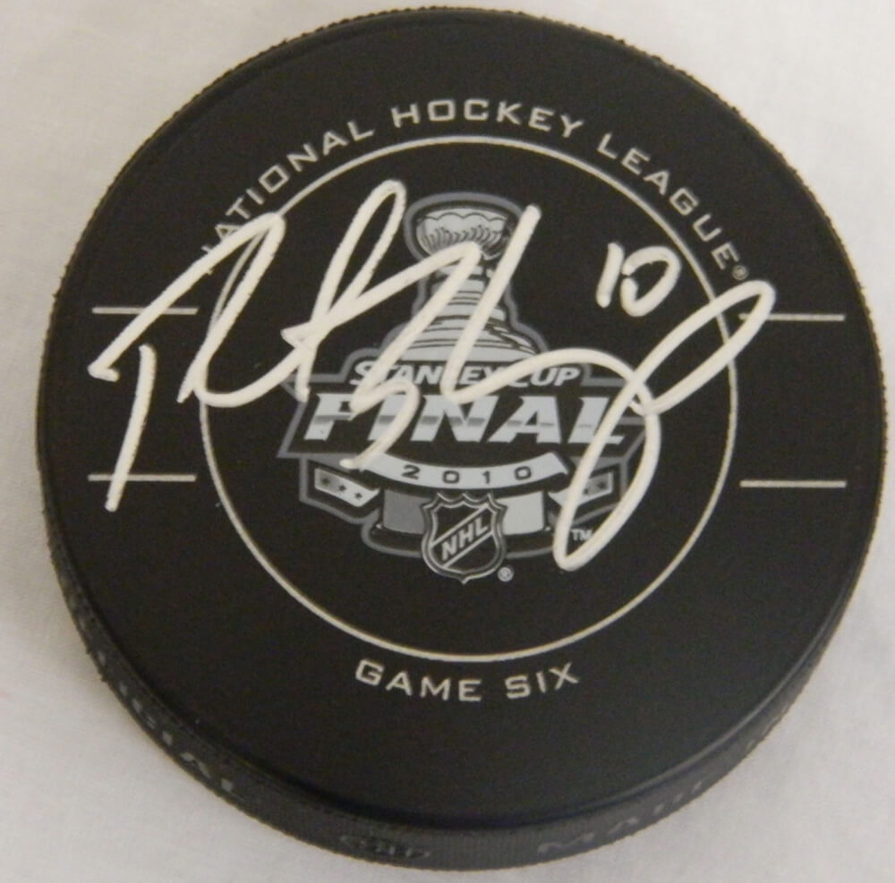 Patrick Sharp Signed 2010 Stanley Cup Offical Game Puck - SHAPUK400 - Patrick Sharp Signed 2010 Stanley Cup Offical Game Puck product image
