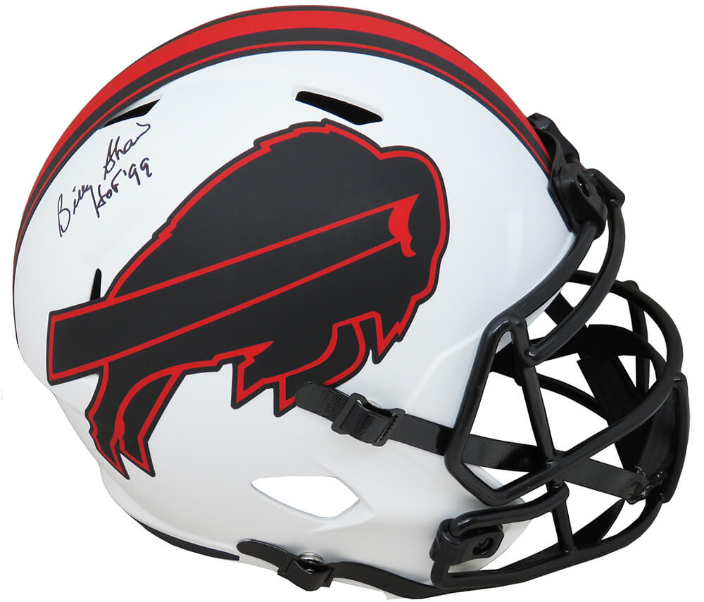 Billy Shaw Signed Buffalo Bills Throwback Riddell Full Size Speed Replica Helmet w/HOF'99, Bills Mafia - SHAREP311 - Billy Shaw Signed Buffalo Bills Throwback Riddell Full Size Speed Replica Helmet w/HOF'99, Bills Mafia product image