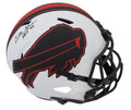 Billy Shaw Signed Buffalo Bills Lunar Eclipse White Matte Riddell Full Size Replica Speed Helmet w/HOF'99 - SHAREP312 - Billy Shaw Signed Buffalo Bills Lunar Eclipse White Matte Riddell Full Size Replica Speed Helmet w/HOF'99 product image