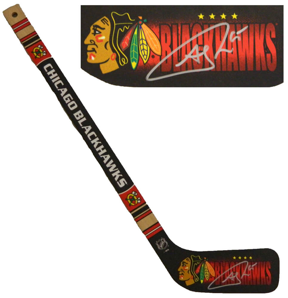 Andrew Shaw Signed Chicago Blackhawks Logo Mini Hockey Stick - SHASTK400 - Andrew Shaw Signed Chicago Blackhawks Logo Mini Hockey Stick product image