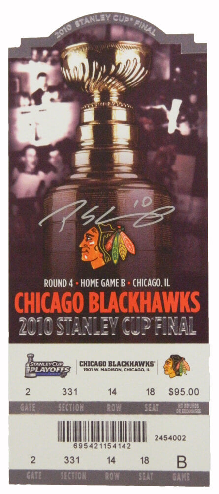 Patrick Sharp Signed Blackhawks 2010 Stanley Cup Game 2 6x14 Mini Mega Ticket - SHATIC400 - Patrick Sharp Signed Blackhawks 2010 Stanley Cup Game 2 6x14 Mini Mega Ticket product image