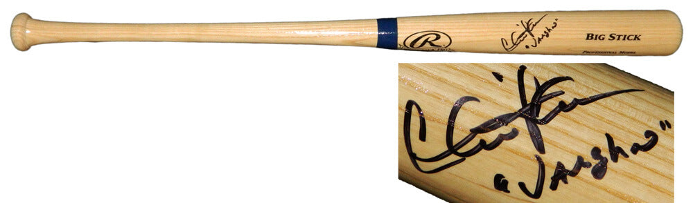 Charlie Sheen Signed Rawlings Blonde Big Stick Baseball Bat w/Vaughn - SHEBAT500 - Charlie Sheen Signed Rawlings Blonde Big Stick Baseball Bat w/Vaughn product image