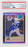 Gary Sheffield Signed Milwaukee Brewers 1989 Donruss Rated Rookie Baseball Card #31 - (PSA Encapsulated) - SHECAR101 - Gary Sheffield Signed Milwaukee Brewers 1989 Donruss Rated Rookie Baseball Card #31 - (PSA Encapsulated) product image