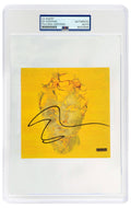 Ed Sheeran Signed 'Subtract' 5x5 CD Insert - (PSA/DNA Encapsulated) - SHECUT500 - Ed Sheeran Signed 'Subtract' 5x5 CD Insert - (PSA/DNA Encapsulated) product image
