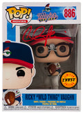 Charlie Sheen Signed Major League Ricky Wild Thing Vaughn Funko Pop Doll #886 (with Glasses) - SHEFUN514 - Charlie Sheen Signed Major League Ricky Wild Thing Vaughn Funko Pop Doll #886 (with Glasses) product image