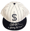 Charlie Sheen Signed Chicago White Sox 1917 Style Throwback New Era Baseball Hat w/Happy Felsch - SHEHAT501 - Charlie Sheen Signed Chicago White Sox 1917 Style Throwback New Era Baseball Hat w/Happy Felsch product image