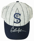 Charlie Sheen Signed Chicago White Sox Grey Pinstripe 1917 Throwback New Era Baseball Hat - SHEHAT502 - Charlie Sheen Signed Chicago White Sox Grey Pinstripe 1917 Throwback New Era Baseball Hat product image