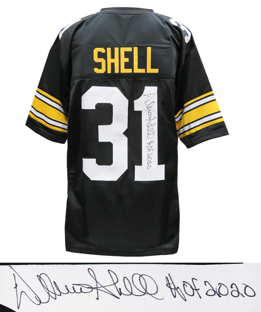Donnie Shell Signed Black Throwback Custom Football Jersey w/HOF 2020 - SHEJRY300 - Donnie Shell Signed Black Throwback Custom Football Jersey w/HOF 2020 product image