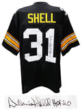 Donnie Shell Signed Black Throwback Custom Football Jersey w/HOF'20 - SHEJRY301 - Donnie Shell Signed Black Throwback Custom Football Jersey w/HOF'20 product image