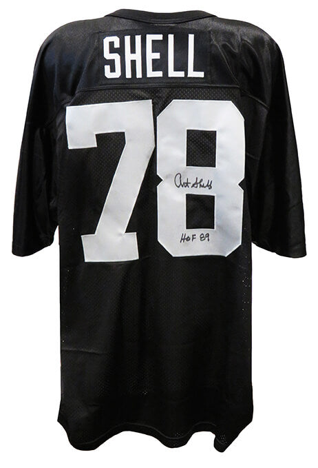 Art Shell Signed Black Wilson Football Jersey w/HOF'89 - SHEJRY320 - Art Shell Signed Black Wilson Football Jersey w/HOF'89 product image