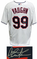 Charlie Sheen Signed Cleveland Indians White Majestic Replica Jersey - SHEJRY500 - Charlie Sheen Signed Cleveland Indians White Majestic Replica Jersey product image