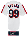 Charlie Sheen Signed White Custom Baseball Jersey - SHEJRY502 - Charlie Sheen Signed White Custom Baseball Jersey product image