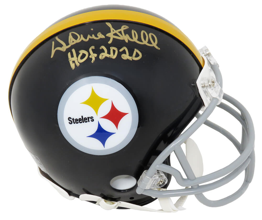 Donnie Shell Signed Pittsburgh Steelers Throwback Riddell Mini Helmet w/HOF 2020 - SHEMIN300 - Donnie Shell Signed Pittsburgh Steelers Throwback Riddell Mini Helmet w/HOF 2020 product image