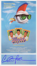 Charlie Sheen Signed Major League 27x40 Full Size Movie Poster - SHEPST504 - Charlie Sheen Signed Major League 27x40 Full Size Movie Poster product image