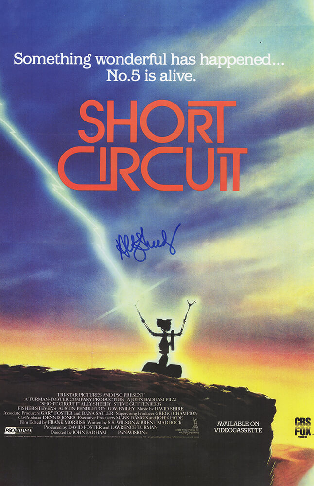 Ally Sheedy Signed Short Circuit 11x17 Movie Poster - SHEPST521 - Ally Sheedy Signed Short Circuit 11x17 Movie Poster product image
