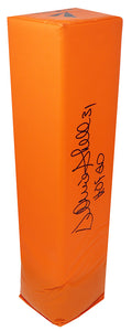 Donnie Shell Signed Orange Endzone Football Pylon w/HOF'20 - SHEPYL310 - Donnie Shell Signed Orange Endzone Football Pylon w/HOF'20 product image