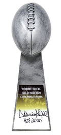 Donnie Shell Signed Football World Champion 15 Inch Replica Silver Trophy w/HOF 2020 - SHETRO300 - Donnie Shell Signed Football World Champion 15 Inch Replica Silver Trophy w/HOF 2020 product image