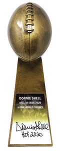 Donnie Shell Signed Football World Champion 15 Inch Replica Gold Trophy w/HOF 2020 - SHETRO301 - Donnie Shell Signed Football World Champion 15 Inch Replica Gold Trophy w/HOF 2020 product image