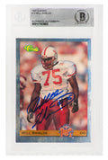 Will Shields Signed 1993 Classic Football Rookie Trading Card #13 - (Beckett Encapsulated) - SHICAR304 - Will Shields Signed 1993 Classic Football Rookie Trading Card #13 - (Beckett Encapsulated) product image