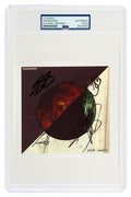 Shinedown Full Band Signed 'Planet Zero' 5x5 CD Insert (4-Signatures) - (PSA/DNA Encapsulated) - SHICUT500 - Shinedown Full Band Signed 'Planet Zero' 5x5 CD Insert (4-Signatures) - (PSA/DNA Encapsulated) product image