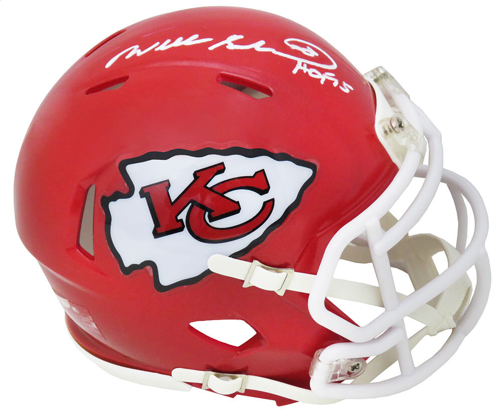 Will Shields Signed Kansas City Chiefs Riddell Speed Mini Helmet w/HOF'15 - SHIMIN300 - Will Shields Signed Kansas City Chiefs Riddell Speed Mini Helmet w/HOF'15 product image