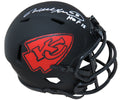Will Shields Signed Kansas City Chiefs Eclipse Black Matte Riddell Speed Mini Helmet w/HOF'15 - SHIMIN301 - Will Shields Signed Kansas City Chiefs Eclipse Black Matte Riddell Speed Mini Helmet w/HOF'15 product image