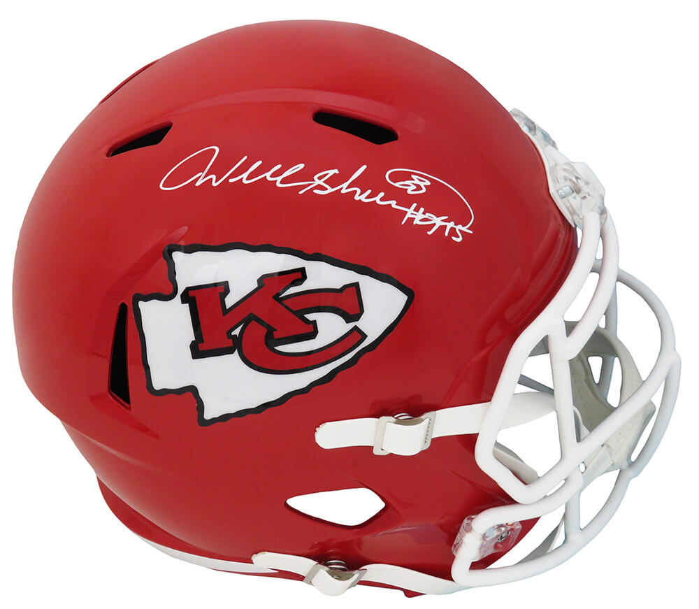 Will Shields Signed Kansas City Chiefs Riddell Full Size Speed Replica Helmet w/HOF'15 - SHIREP303 - Will Shields Signed Kansas City Chiefs Riddell Full Size Speed Replica Helmet w/HOF'15 product image