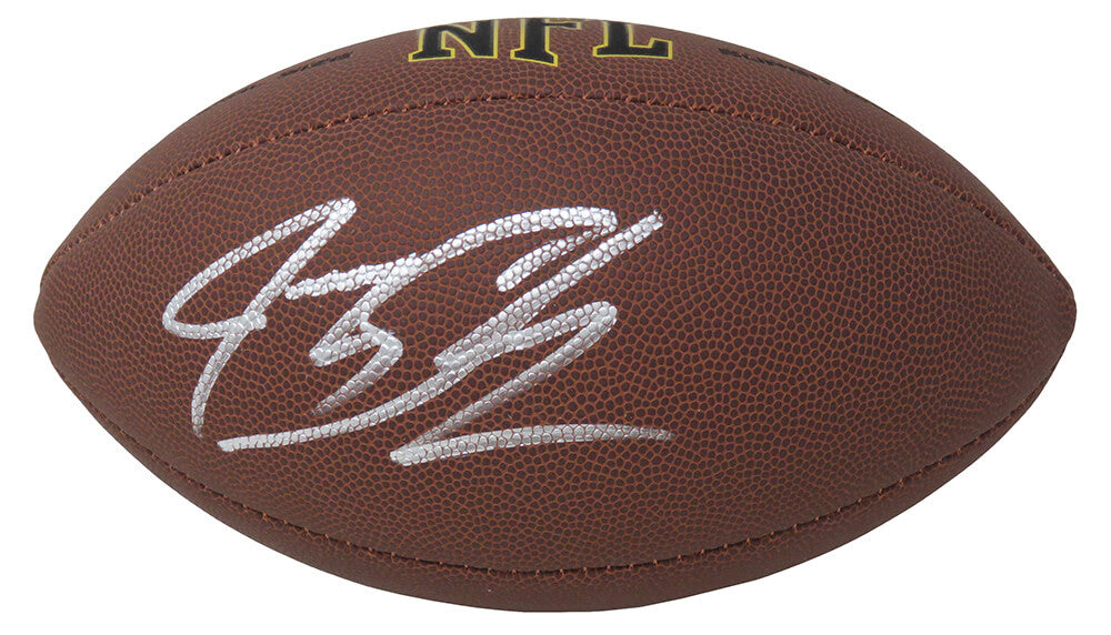 Jeremy Shockey Signed Wilson Super Grip Full Size NFL Football - SHOFTB300 - Jeremy Shockey Signed Wilson Super Grip Full Size NFL Football product image