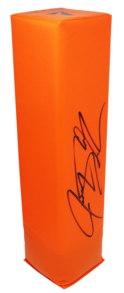 Jeremy Shockey Signed Orange Endzone Football Pylon - SHOPYL300 - Jeremy Shockey Signed Orange Endzone Football Pylon product image