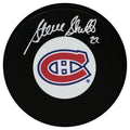 Steve Shutt Signed Montreal Canadiens Logo Hockey Puck - SHUPUC403 - Steve Shutt Signed Montreal Canadiens Logo Hockey Puck product image