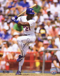 Ruben Sierra Signed Texas Rangers Batting Action 8x10 Photo - SIE08P102 - Ruben Sierra Signed Texas Rangers Batting Action 8x10 Photo product image