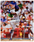 Ruben Sierra Signed Texas Rangers Batting Action 16x20 Photo - SIE16P100 - Ruben Sierra Signed Texas Rangers Batting Action 16x20 Photo product image