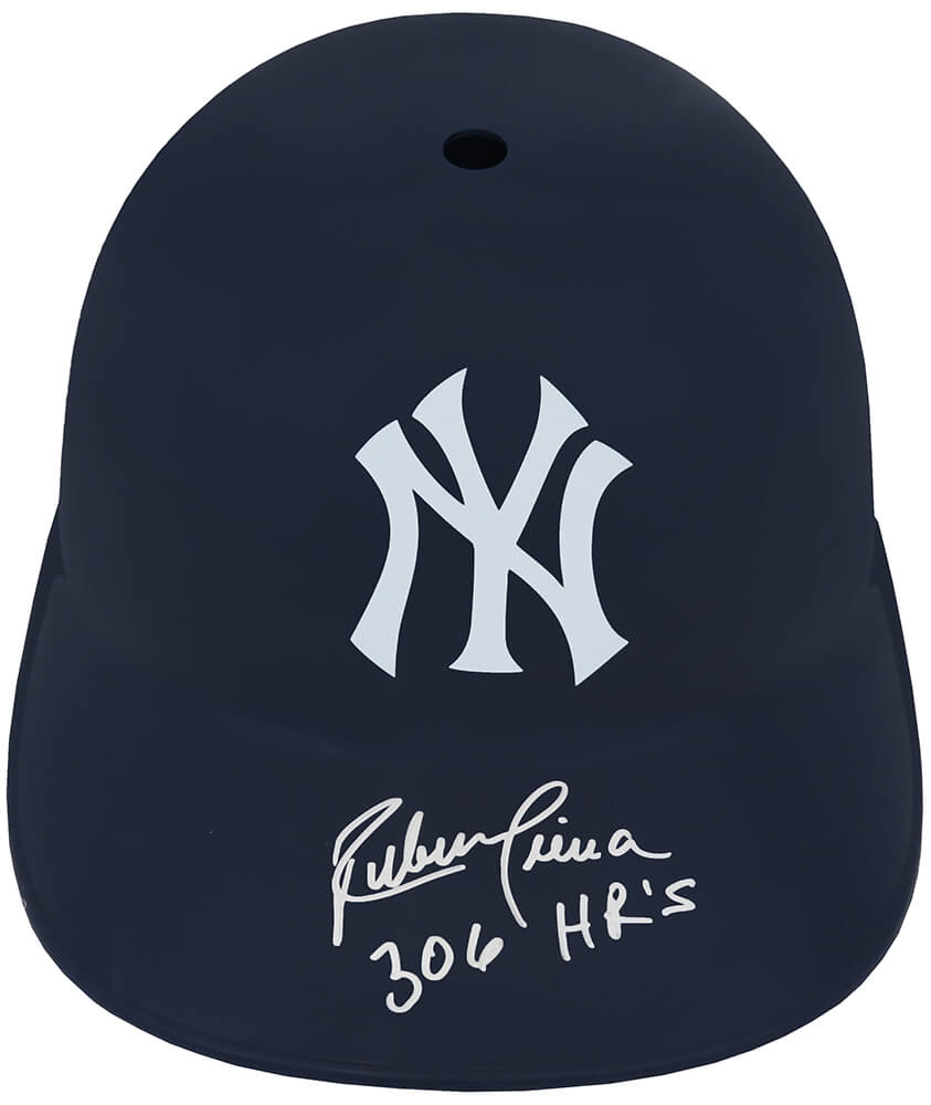 Ruben Sierra Signed New York Yankees Replica Souvenir Batting Helmet w/306 HRs - SIEBTH100 - Ruben Sierra Signed New York Yankees Replica Souvenir Batting Helmet w/306 HRs product image