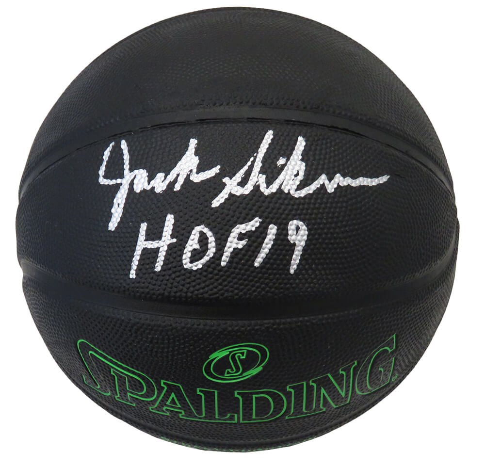 Jack Sikma Signed Spalding Phantom Black With Green Lettering NBA Basketball w/HOF'19 - SIKBSK204 - Jack Sikma Signed Spalding Phantom Black With Green Lettering NBA Basketball w/HOF'19 product image