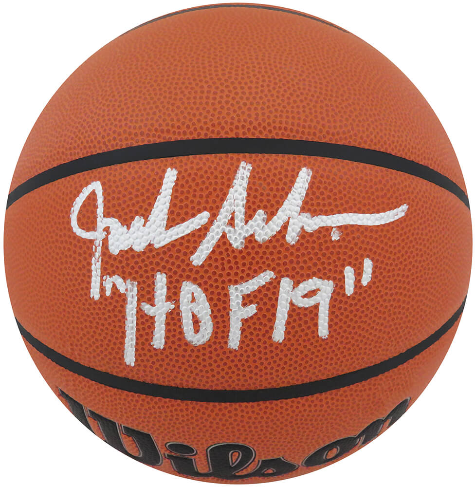 Jack Sikma Signed Wilson Indoor/Outdoor NBA Basketball w/HOF'19 - SIKBSK205 - Jack Sikma Signed Wilson Indoor/Outdoor NBA Basketball w/HOF'19 product image