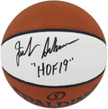 Jack Sikma Signed Spalding White Panel Basketball w/HOF'19 - SIKBSK208 - Jack Sikma Signed Spalding White Panel Basketball w/HOF'19 product image