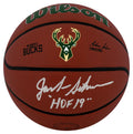 Jack Sikma Signed Milwaukee Bucks Logo Wilson Alliance NBA Basketball w/HOF'19 - SIKBSK209 - Jack Sikma Signed Milwaukee Bucks Logo Wilson Alliance NBA Basketball w/HOF'19 product image