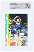 Jack Sikma Signed Supersonics 1978-79 Topps Rookie Basketball Card #117 w/HOF'19 - (Beckett Encapsulated) - SIKCAR202 - Jack Sikma Signed Supersonics 1978-79 Topps Rookie Basketball Card #117 w/HOF'19 - (Beckett Encapsulated) product image