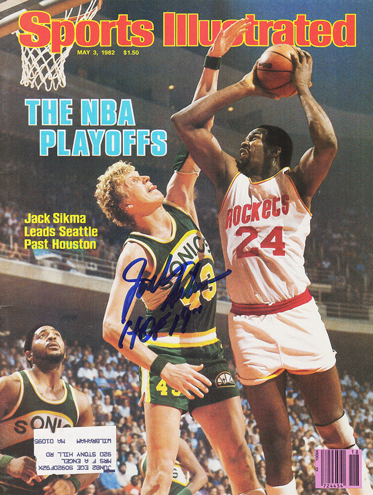 Jack Sikma Signed Seattle Supersonics Sports Illustrated May 3, 1982 Original Magazine w/HOF'19 - SIKMAG200 - Jack Sikma Signed Seattle Supersonics Sports Illustrated May 3, 1982 Original Magazine w/HOF'19 product image