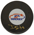 Dave Silk Signed USA Hockey Logo Hockey Puck - SILPUC400 - Dave Silk Signed USA Hockey Logo Hockey Puck product image
