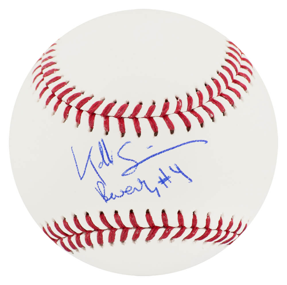 Kelli Simpkins Signed Rawlings Official MLB Baseball w/Beverly #4 - SIMBSB510 - Kelli Simpkins Signed Rawlings Official MLB Baseball w/Beverly #4 product image