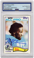 Billy Sims Signed Detroit Lions 1982 Topps All Pro Football Trading Card #349 - (PSA Encapsulated) - SIMCAR309 - Billy Sims Signed Detroit Lions 1982 Topps All Pro Football Trading Card #349 - (PSA Encapsulated) product image