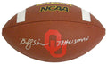 Billy Sims Signed Oklahoma Sooners Wilson NCAA Logo Football w/78 Heisman - SIMFTB300 - Billy Sims Signed Oklahoma Sooners Wilson NCAA Logo Football w/78 Heisman product image