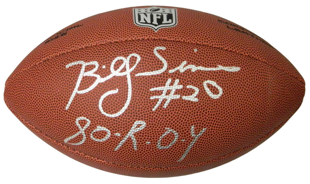 Billy Sims Signed Wilson Limited Full Size NFL Football w/80 ROY - SIMFTB305 - Billy Sims Signed Wilson Limited Full Size NFL Football w/80 ROY product image