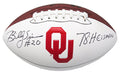 Billy Sims Signed Oklahoma Sooners NCAA Logo Football w/78 Heisman - SIMFTB306 - Billy Sims Signed Oklahoma Sooners NCAA Logo Football w/78 Heisman product image