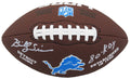 Billy Sims Signed Detroit Lions Wilson Brown Logo Football w/80 ROY - SIMFTB310 - Billy Sims Signed Detroit Lions Wilson Brown Logo Football w/80 ROY product image
