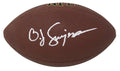 O.J. Simpson Signed Wilson Super Grip Full Size NFL Football - SIMFTB331 - O.J. Simpson Signed Wilson Super Grip Full Size NFL Football product image