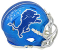 Billy Sims Signed Detroit Lions FLASH Riddell Speed Mini Helmet w/80 ROY - SIMMIN310 - Billy Sims Signed Detroit Lions FLASH Riddell Speed Mini Helmet w/80 ROY product image